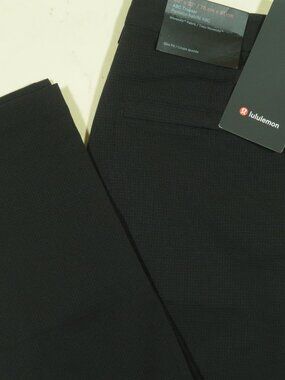 Lululemon ABC Slim Fit Trouser WovenAir Mens 30 x 32 Black Pants Corpcore New